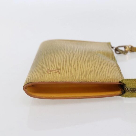 LOUIS VUITTON Epi Pochette Accessoires Pouch Yellow M52989 LV Auth bs30233 - Picture 5 of 15